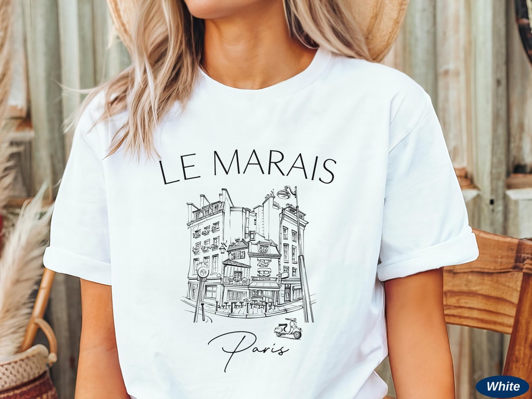 Le Marais Shirt, Unisex Soft T-shirt, Le Marais Paris Tshirt