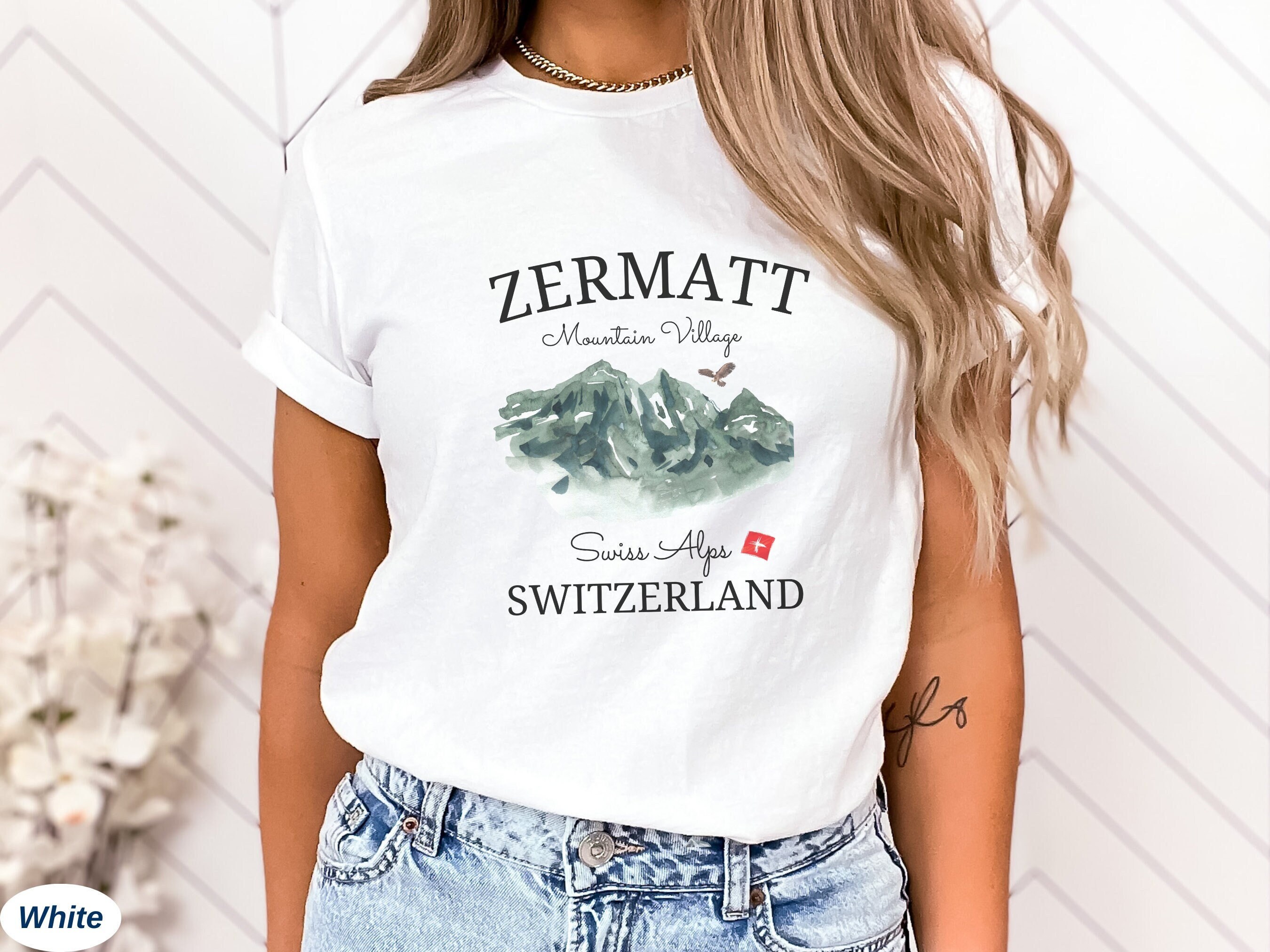 Zermatt Shirt, Switzerland Tshirt, Unisex Softstyle Tee, Zermatt T