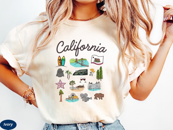 California Roadtrip white tee California Roadtrip white tee
