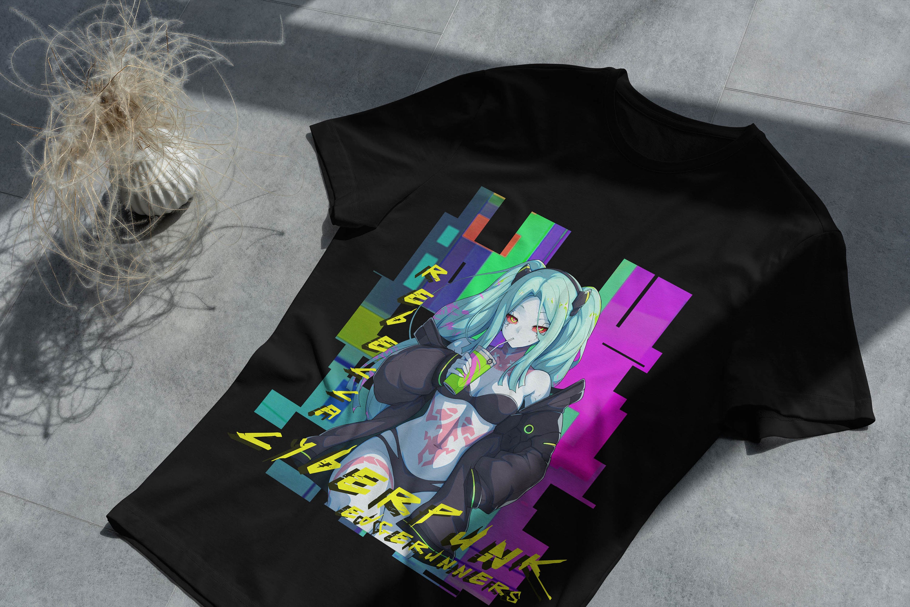 Cyberpunk Edgerunners Shirt Edge Runners REBECCA Neon Shirt - Etsy ...