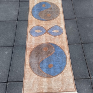 2x6 runner rug,vintage runner rug, turkish runner rug, soft runner rug, bathroom rug,kıtchen rug, narrow runner rug, 2x6 rug,sizce:61x182cm.