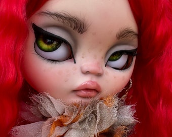 OOAK Blythe Puppe, OOAK Puppe, Blythe, Kunstpuppe, TBL Puppensammlung, Blythe, geformtes Gesicht, Sympathiegeschenk, personalisierte Blythe Puppe, Mohair