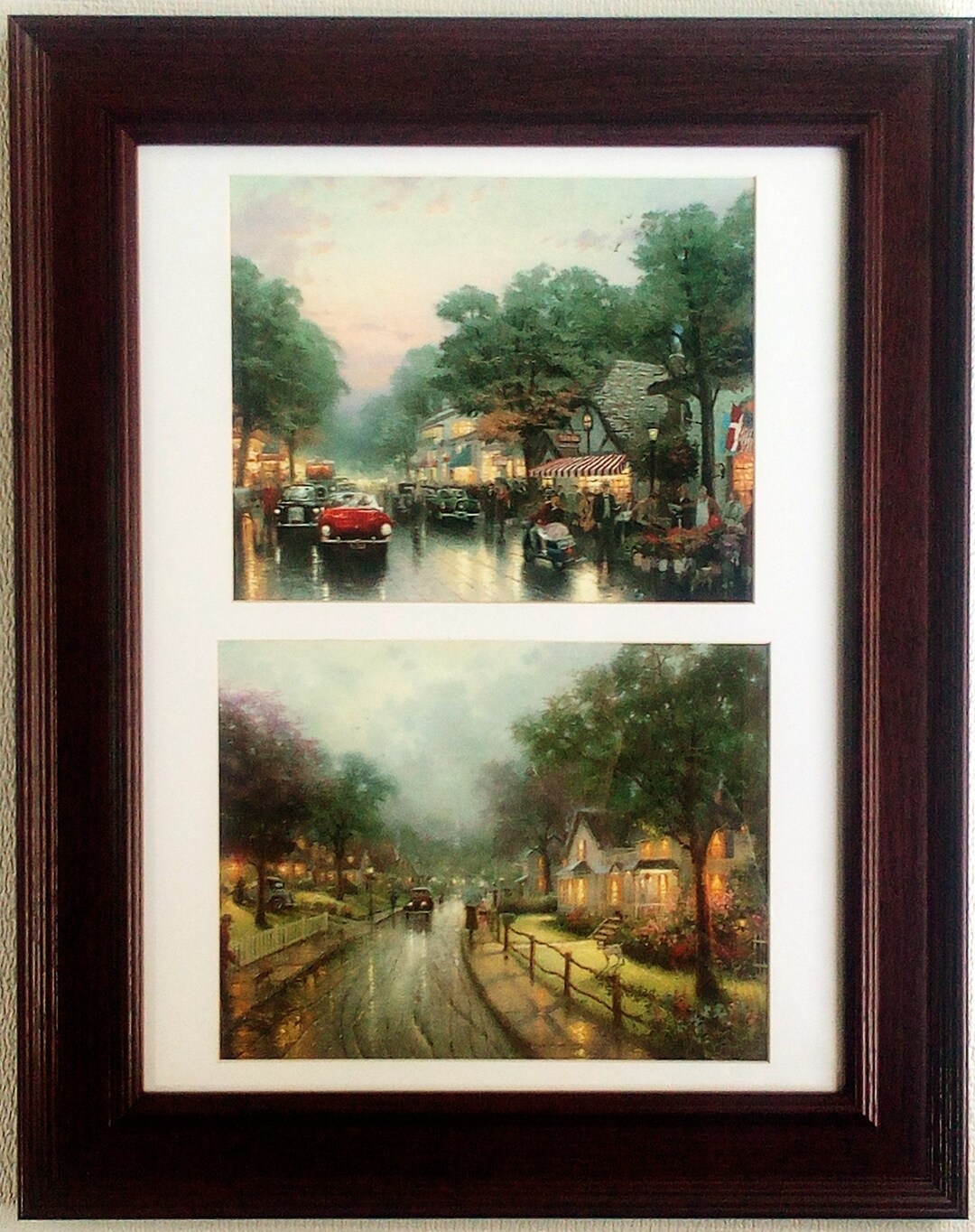 Kinkade Paintings. Seasonal Wall Art Scenes of Spring, Summer, Fall