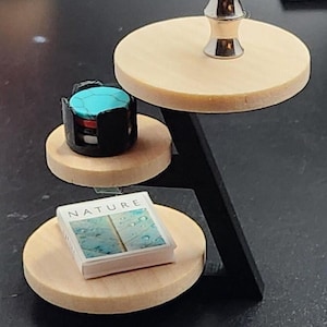 Miniature 3 Tier End Table 1:12 Scale