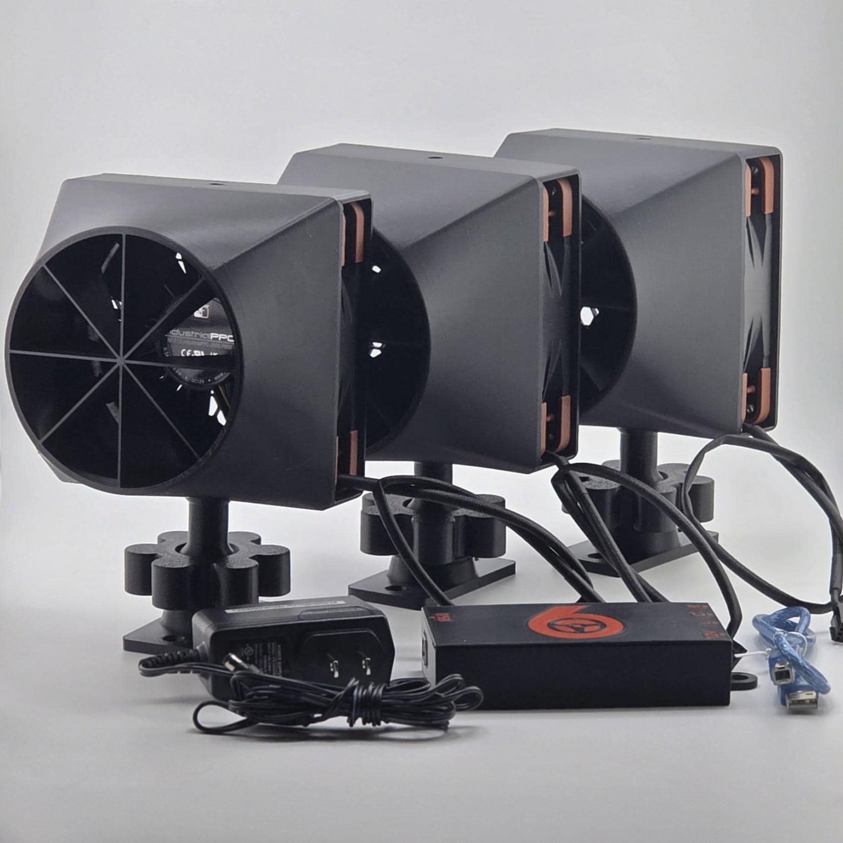 Sim Racing Wind Kit Oc Racing Turn 6 - Sim Racing Wind Simulator Kit for PC: Compact, Lightweight ...