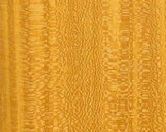 36”x 6.75” dyed Golden Yellow wood veneer. Complete saturation through and through. Beautiful and vibrant multi-color veneers.