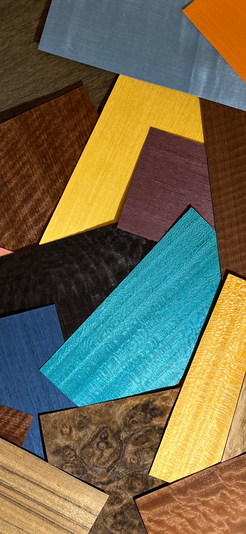 Dyed And Exotic Premium Wood Veneers 24 Exquisite Large Sheets 