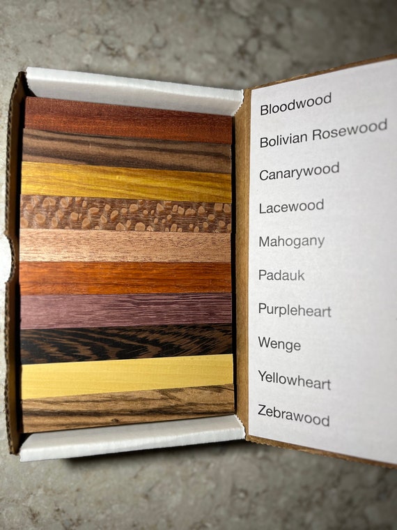 Exotic Pen Blanks Rosewood Padauk Purpleheart Yellowheart