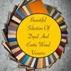 6-Piece Exotic Thin Lumber Pack – Wenge, Yellowheart & Padauk – 24 X 3 X 1/4 Inch