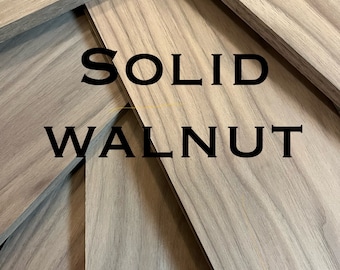 1/2”x4”x24” solid Walnut hardwood,laser cutting, cnc, engraving and scroll saw cutting. Thin craft wood. Ships 1 day