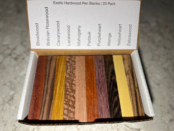競売 Blanks Pen Exotic Rosewood Yellowheart Purpleheart Padauk 邦楽