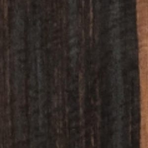 Ebony Quartersawn (Gabon) raw all wood exotic veneer. 5.5” wide x 63.25” long ”x 1/42” thick. Exquisite Premium quality.