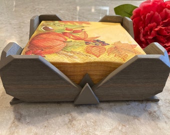 Solid Wood Napkin Holder Available in 7 beautiful finishes. Custom work is our specialty. On Sale
