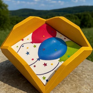 Porte-serviettes en bois massif.  Accès facile depuis les 4 coins. Bois de rose massif, noyer, coeur jaune, coeur violet, cerisier et chêne.