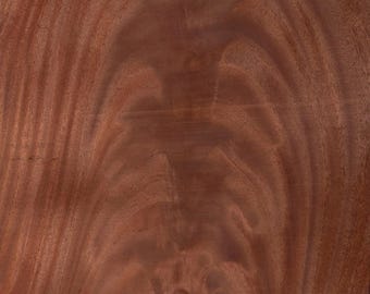 Mahogany Crotch Raw All Wood Exotic Veneer. 18.5” Wide X 17.25