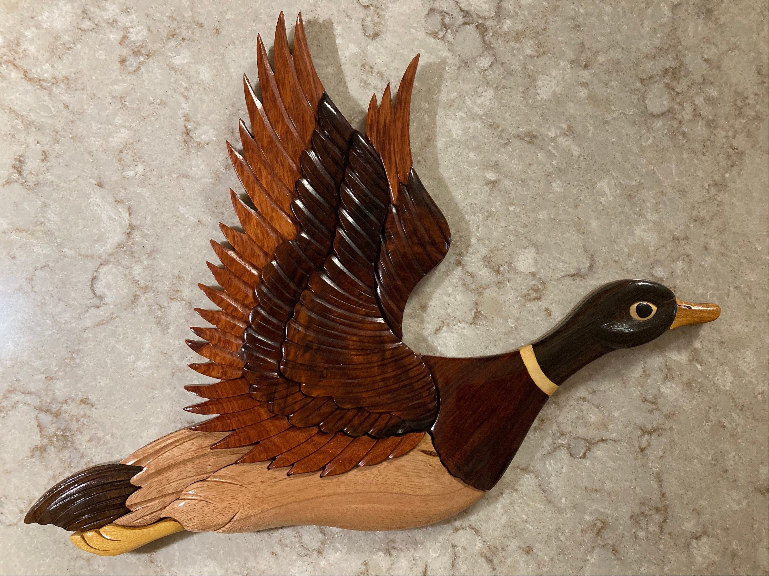 Intarsia Solid Wood Art Wall Decor Wall Hanging Scrolling Etsy