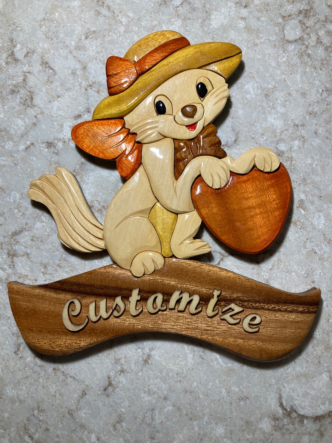 Intarsia, Solid Wood Art, Wall Decor, Wall Hanging, Scrolling, Laser Cutting and Engraving