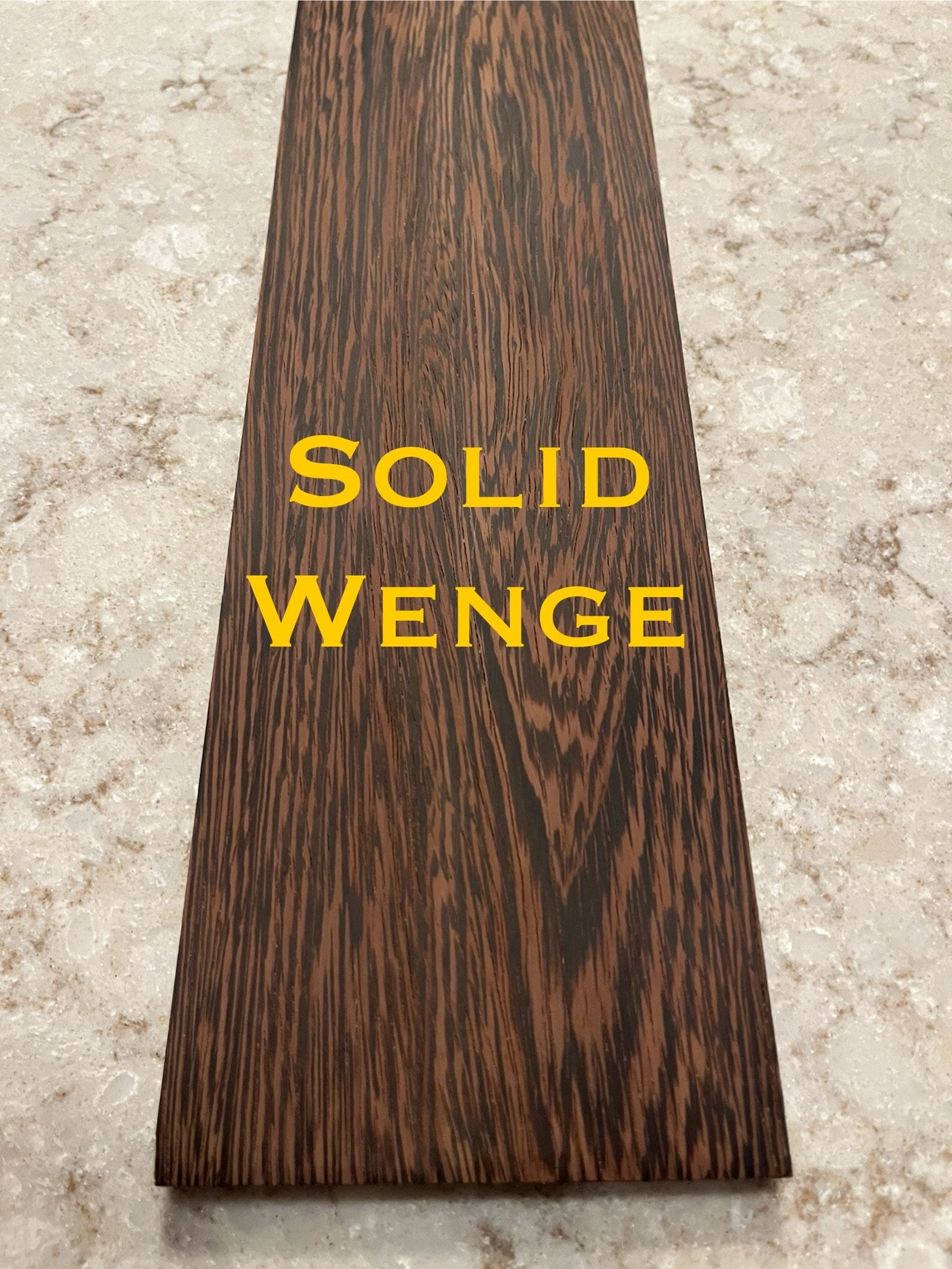 1/2”x4”x24” Solid Exotic Wenge Hardwood, Laser Cutting, Cnc