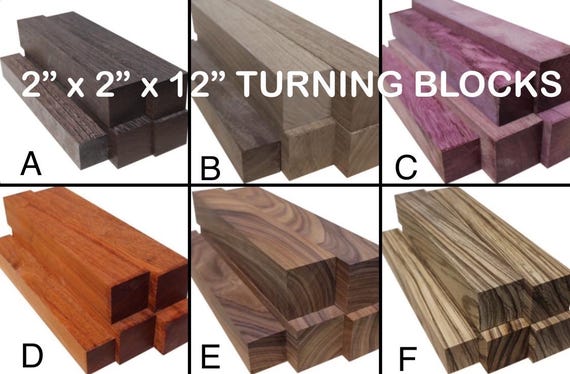 Superior Wood Turning Blanks Mixed Species Pack - Assorted Sizes For Bowl Making & Crafts 2 thumbnail image