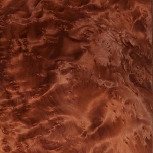 Redwood Burl raw all wood exotic veneer 7.5” wide x 15.5” long x 1/42” thick. Premium quality.