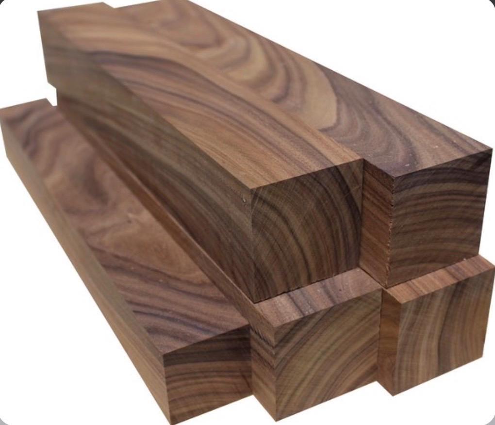 Exotic Wood Zones Combo Pack Of Padauk Cherry Walnut Assorted Wood Thin Stock Wooden Craft Carving Scrolls Short Lumber Boards 3 8 X 2 X 12 15 Pcs