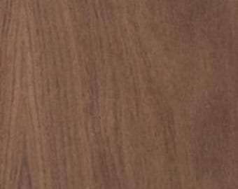 Walnut wood veneer with 10 mil paper backer.