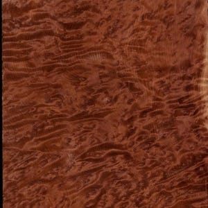 Redwood Burl raw all wood exotic veneer 12” wide x 29.5” long x 1/42” thick. Premium quality.