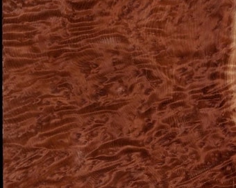 Redwood Burl raw all wood exotic veneer 12” wide x 29.5” long x 1/42” thick. Premium quality.