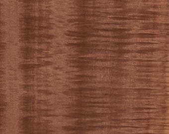 Makore Quartersawn Figured wood veneer. 12.75” wide x 84.75” long  premium quality  Exotic