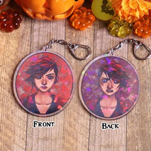 Vi (From Arcane /League of Legends) Double sided Keychain