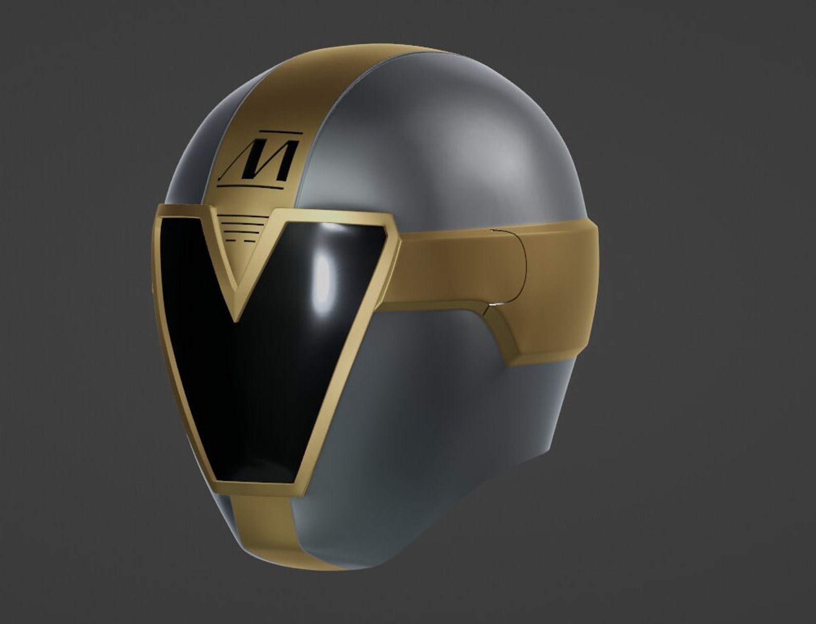 Power Rangers Titanium Ranger Helmet STL Files. (not Actual Helmet ...