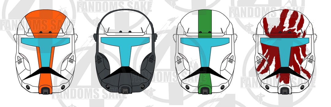 PNG SVG Files Clone Commandos of Delta Squad Star Wars - Etsy