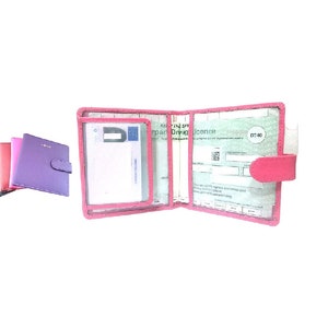 Handcrafted Looped Leather Driving Licence Wallet/Leather Driving Licence Holder/Leather Driving Licence Cover/Protector