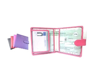 Handcrafted Looped Leather Driving Licence Wallet/Leather Driving Licence Holder/Leather Driving Licence Cover/Protector