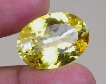 8.30Ct AAA Flawless Ceylon Yellow Sapphire Oval Cut Certified Loose Gemstone Use Ring and Jewelry Making Product Precious Luxury 13.3x10.9mm
