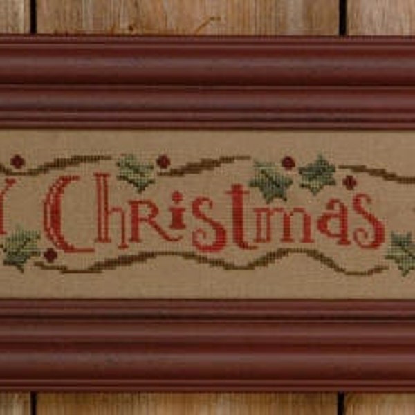 Happy Christmas Row - Bent Creek - Cross Stitch Pattern