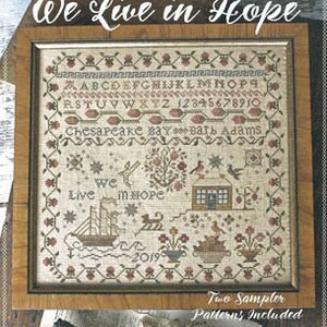 We Live in Hope - Blackbird Designs - kruissteekpatroon