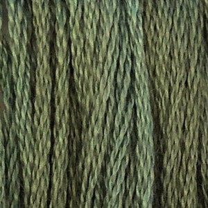 Lemon Grass by Classic Colorworks - 5 yds, Hand-Dyed, 6 Strand, 100% Cotton, Cross Stitch Embroidery Floss