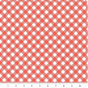 Bee Ginghams Cayenne Tammy - Lori Holt of Bee in My Bonnet - Fabric Off the Bolt