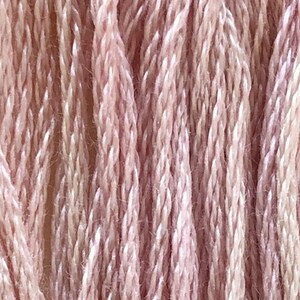 Little Pink Peony by Classic Colorworks - 5 yds, Hand-Dyed, 6 Strand, 100% Cotton, Cross Stitch Embroidery Floss