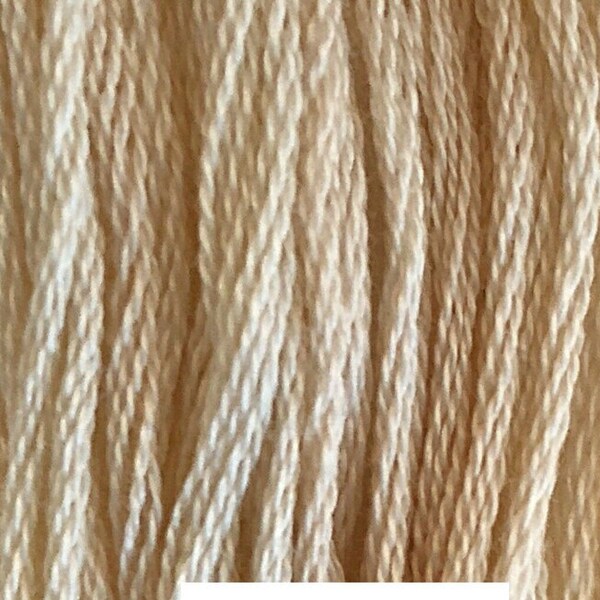 Eggshell by Classic Colorworks - 5 yds, Hand-Dyed, 6 Strand, 100% Cotton, Cross Stitch Embroidery Floss
