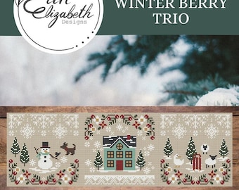 PRE-ORDER- Winter Berry Trio - Erin Elizabeth