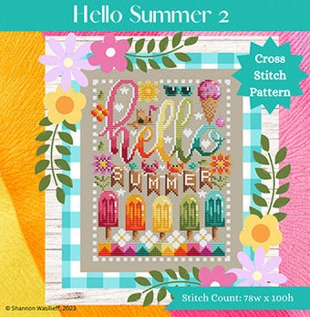 Hello Summer cross stitch kit