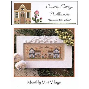 Mini pueblo mensual - Noviembre - Bordados de Country Cottage