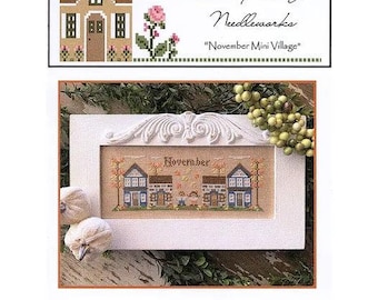 Monthly Mini Village - November - Country Cottage Needleworks