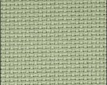 14 Count Celadon Aida – Zweigart Cross Stitch Fabric – More Information in Description