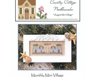 Mini pueblo mensual - Agosto - Bordados de Country Cottage