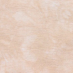 May include: Close-up of a beige canvas fabric with a woven texture. The fabric has a slightly uneven color, with lighter and darker areas creating a subtle pattern. The material appears to be tightly woven.