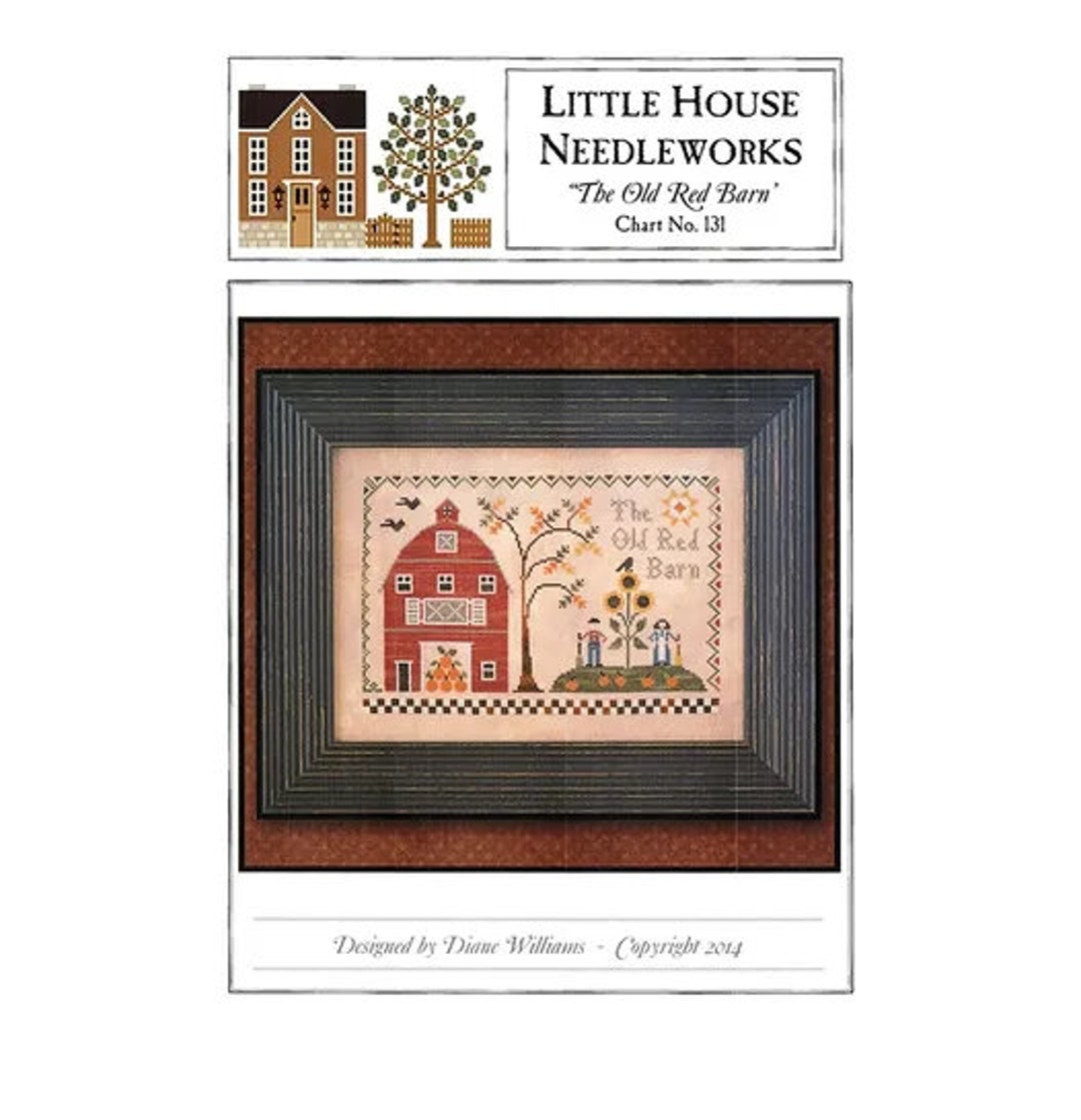 The Old Red Barn Little House Needleworks Etsy