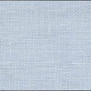 28 Count Ice Blue Linen – Zweigart Cross Stitch Fabric – More Information in Description